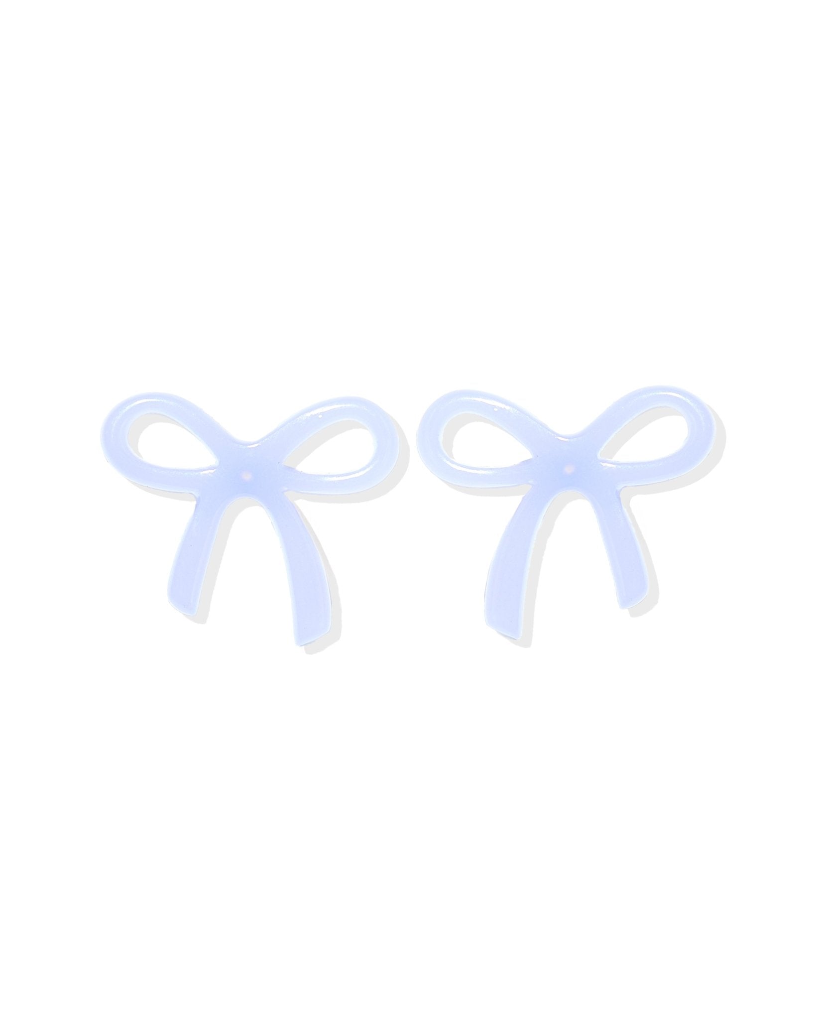 Kylie Bow Earrings - Lavender Haze - Shop LINNY CO