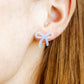 Kylie Bow Earrings - Lavender Haze - Shop LINNY CO