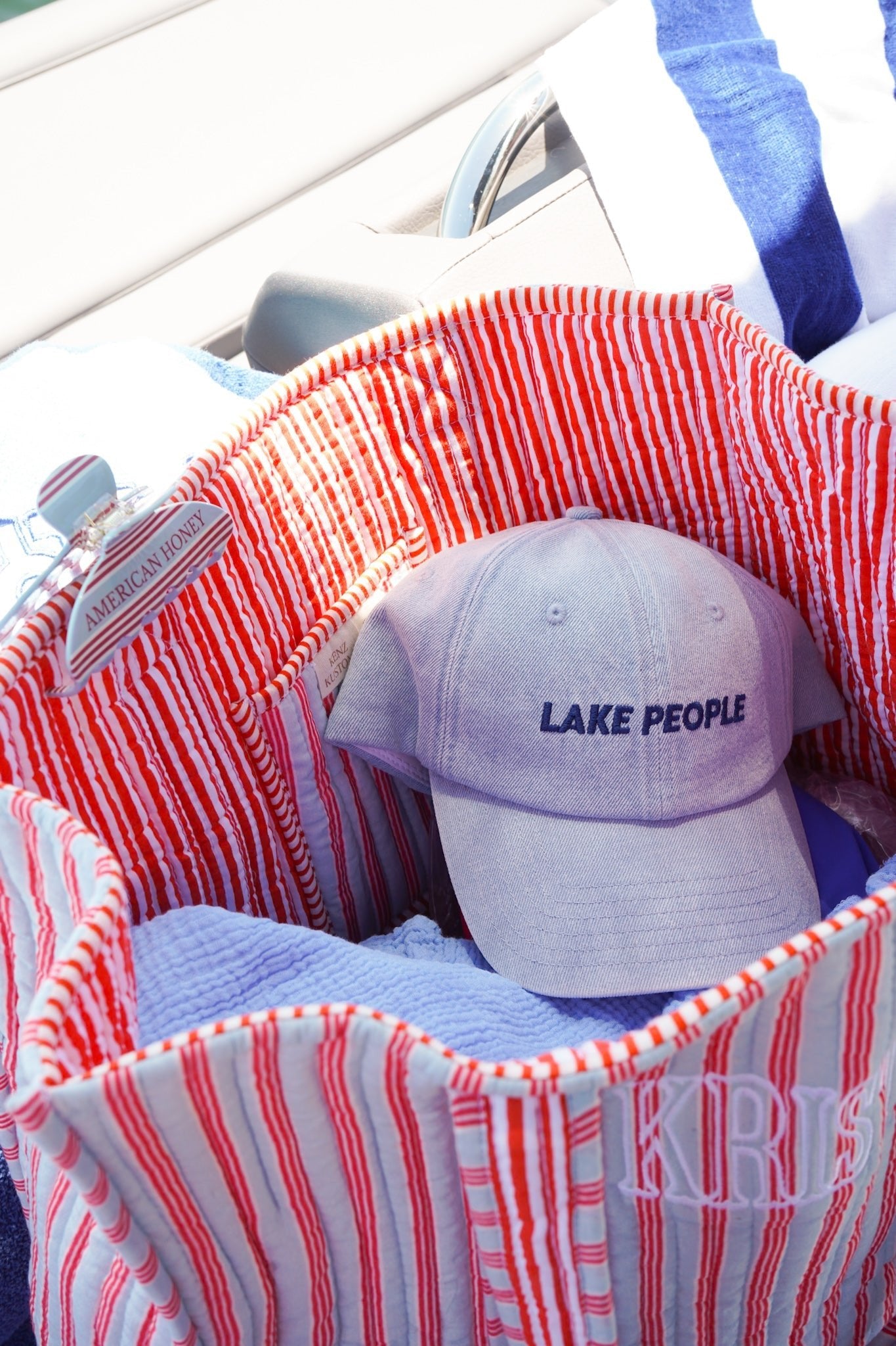 Lake People - Denim Dad Cap - Shop LINNY CO