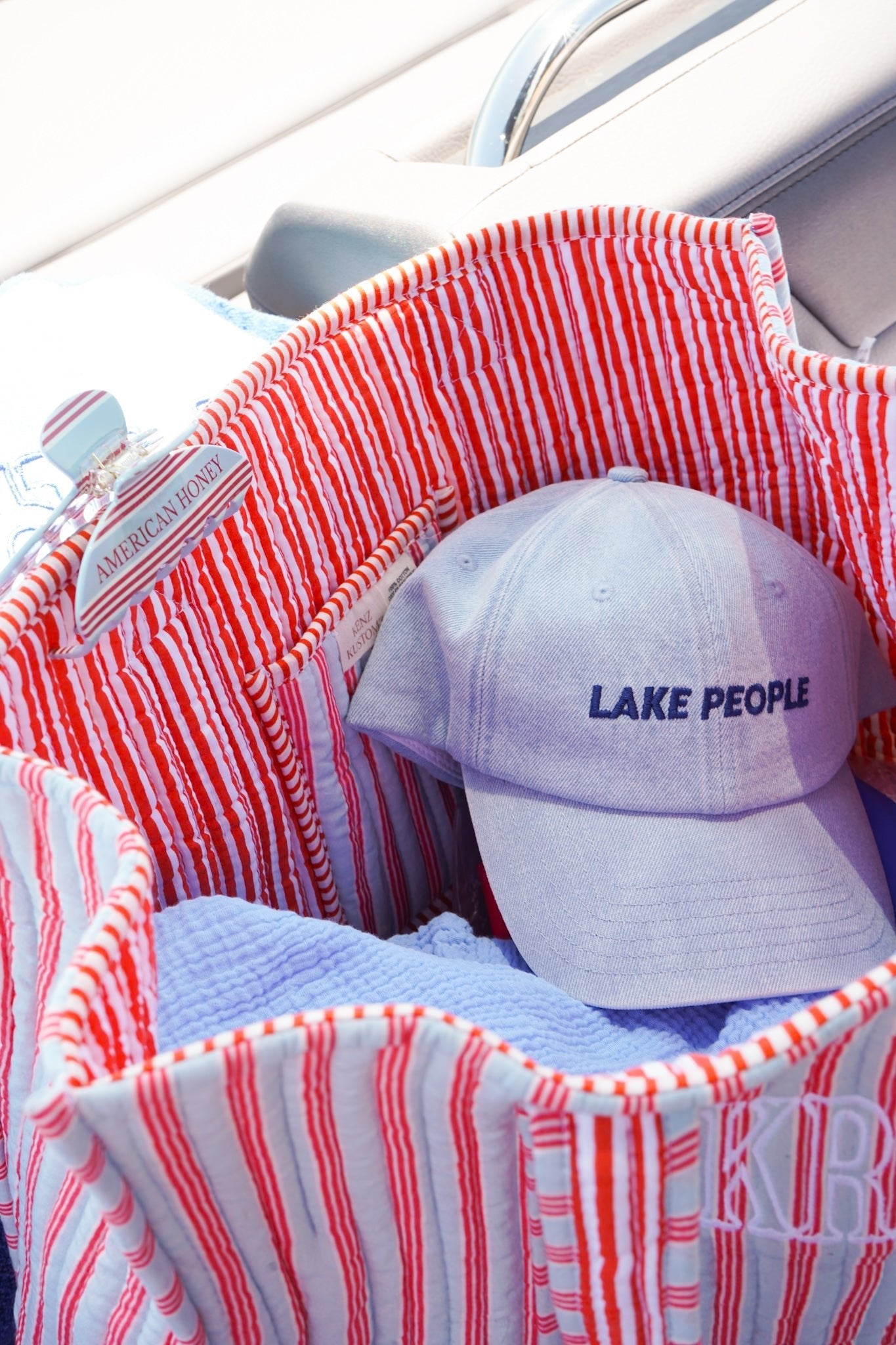 Lake People - Denim Dad Cap - Shop LINNY CO
