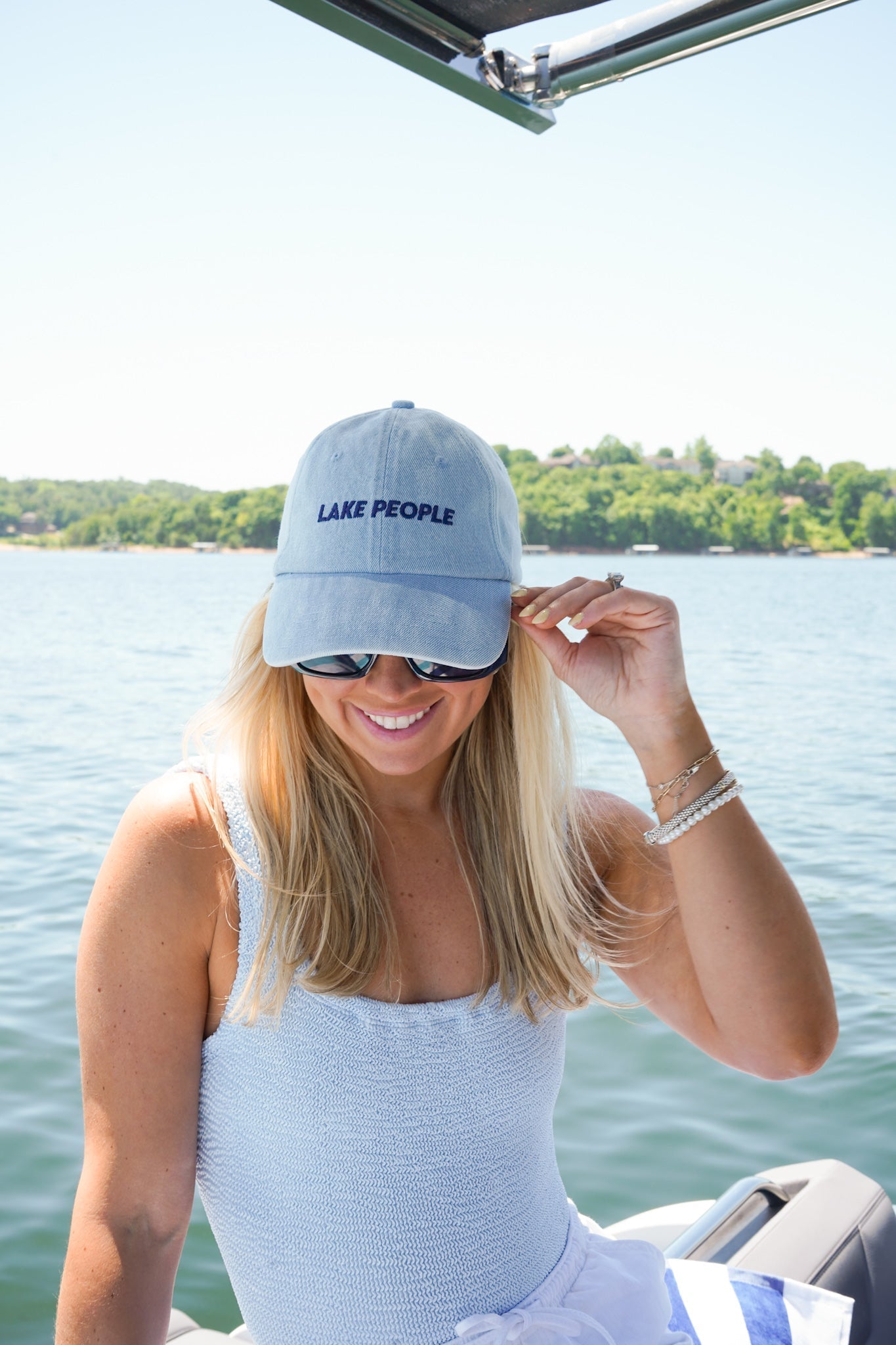 Lake People - Denim Dad Cap - Shop LINNY CO