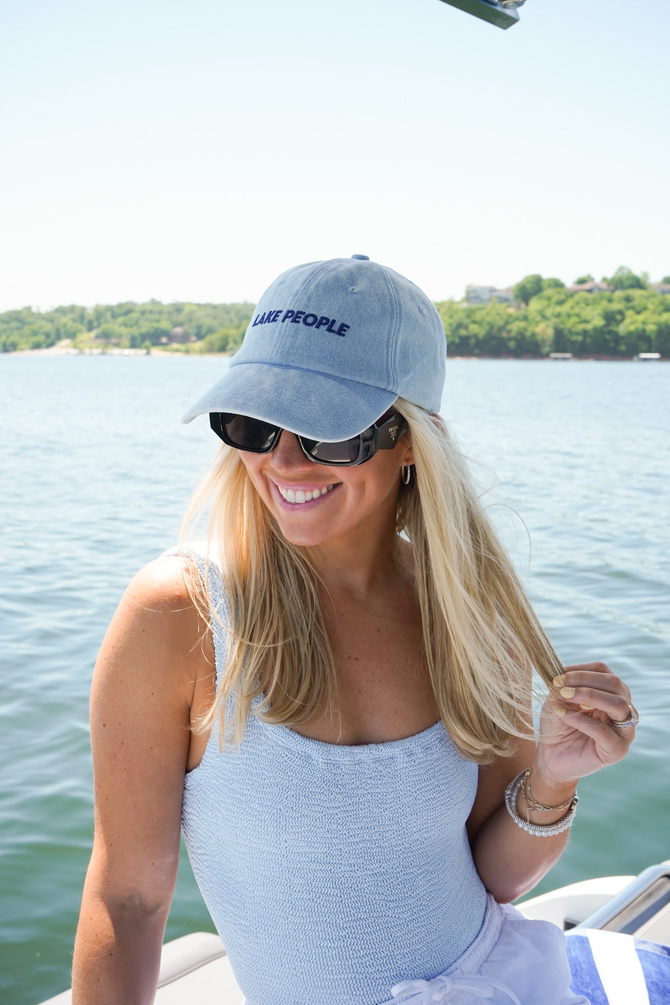 Lake People - Denim Dad Cap - Shop LINNY CO