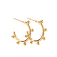 Lauren Small Hoop Earrings - Gold - Shop LINNY CO