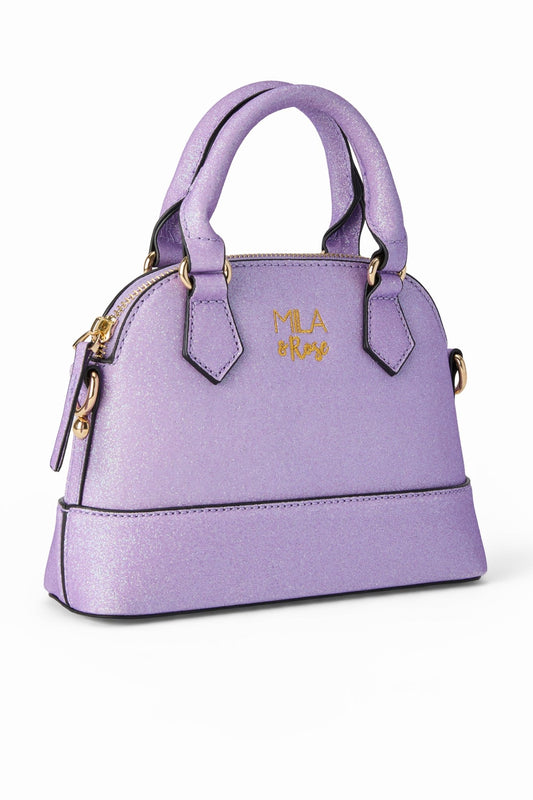 Lavender Glitter Girl's Crossbody Purse - Shop LINNY CO