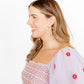 Leah Pearl Hoop Earrings - Shop LINNY CO