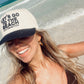 Let's Go To The Beach - Navy Vintage Trucker Hat - Shop LINNY CO
