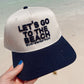 Let's Go To The Beach - Navy Vintage Trucker Hat - Shop LINNY CO
