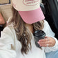 Literally Just a Girl - Mauve Vintage Trucker Hat - Shop LINNY CO