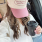 Literally Just a Girl - Mauve Vintage Trucker Hat - Shop LINNY CO