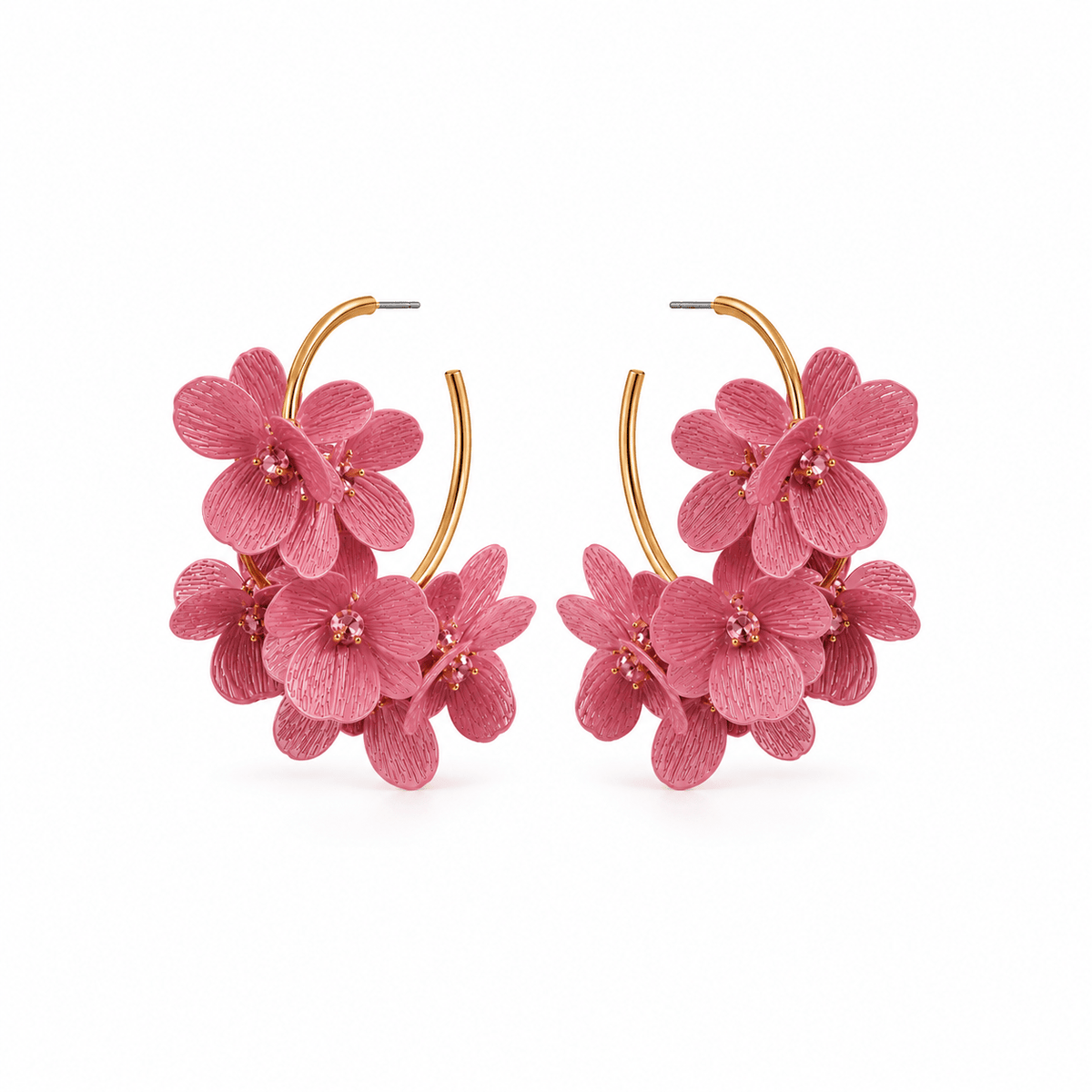 Loiuse Hoop - Pink - Shop LINNY CO