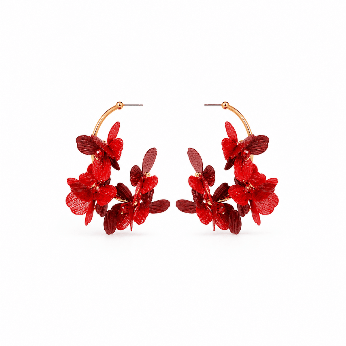 Loiuse Hoop - Red - Shop LINNY CO