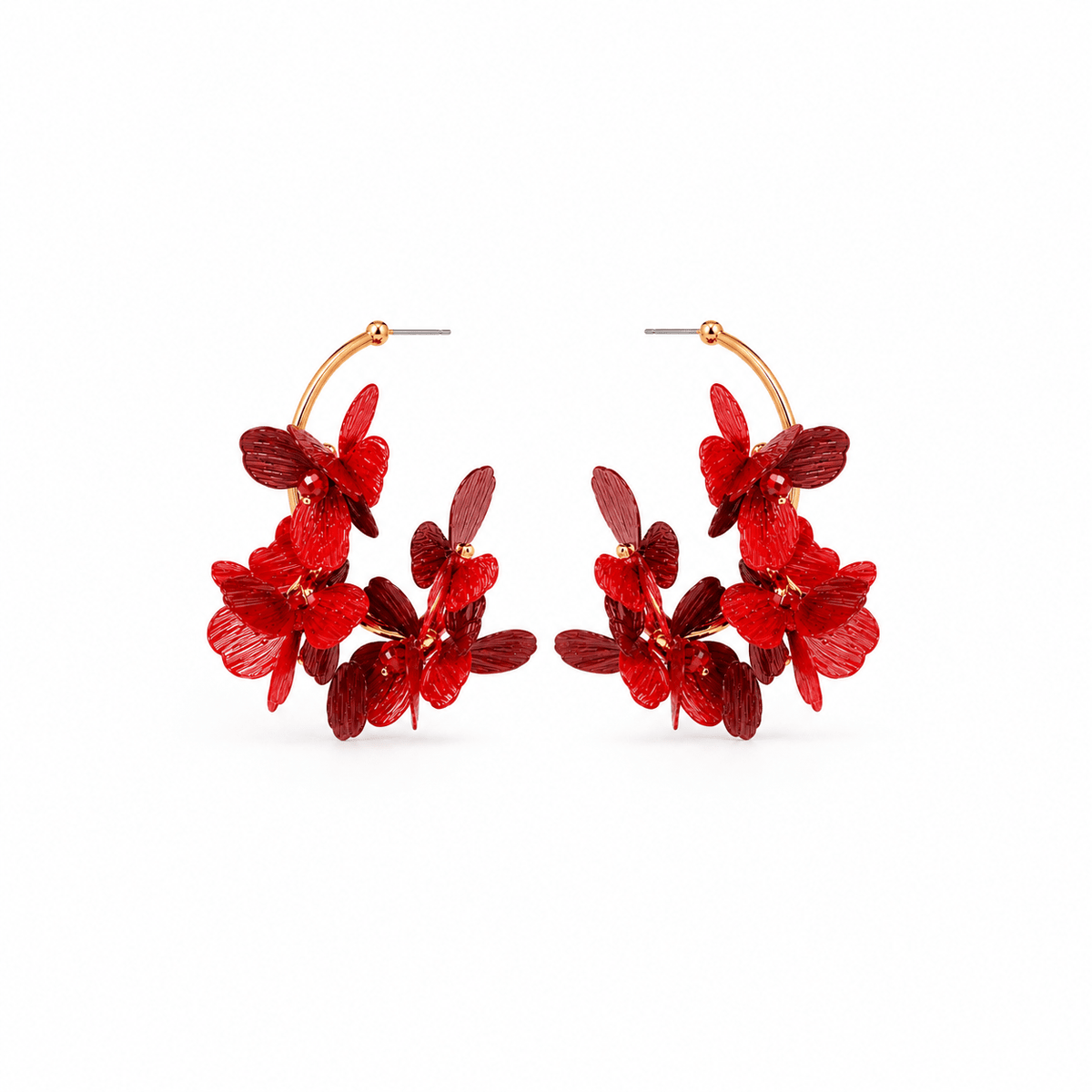 Loiuse Hoop - Red - Shop LINNY CO