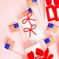 Lola Bow Earrings - True Red - Shop LINNY CO