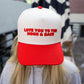 Love you to the Moon - Red Vintage Trucker Hat - Shop LINNY CO