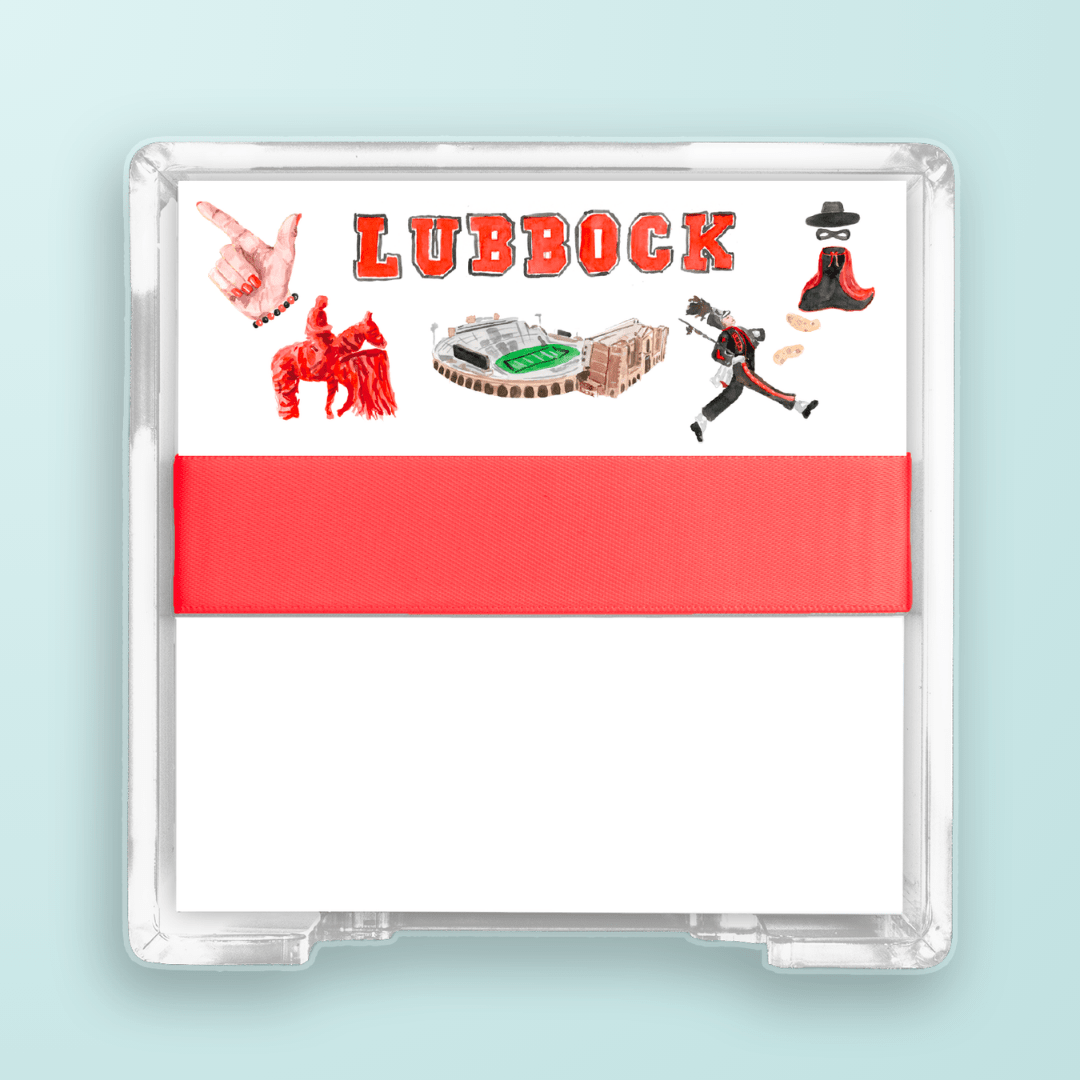Lubbock Texas Pattern Desk Set - Shop LINNY CO
