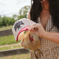 Made in America - Red Stripe Vintage Trucker Hat - Shop LINNY CO