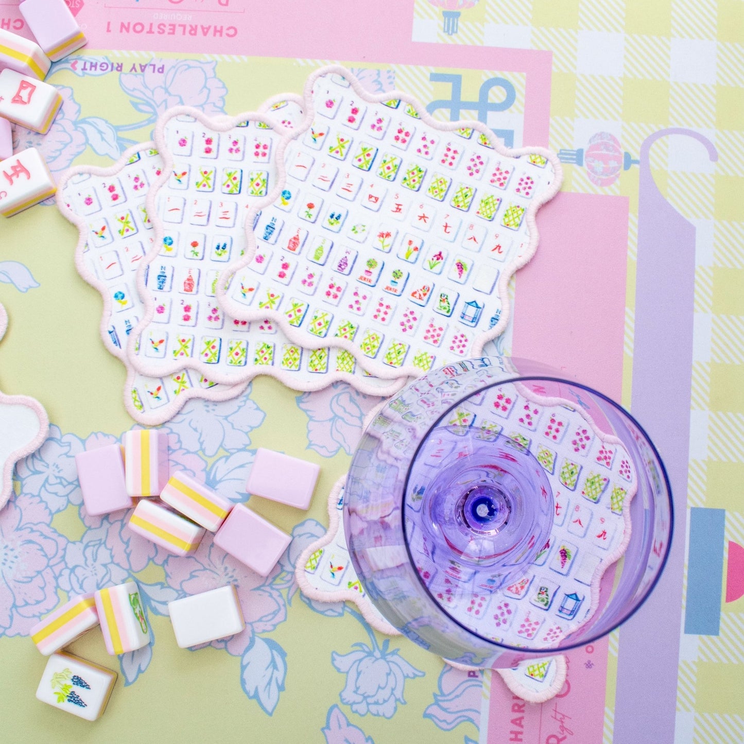 Mahjong Cocktail Napkins - Shop LINNY CO