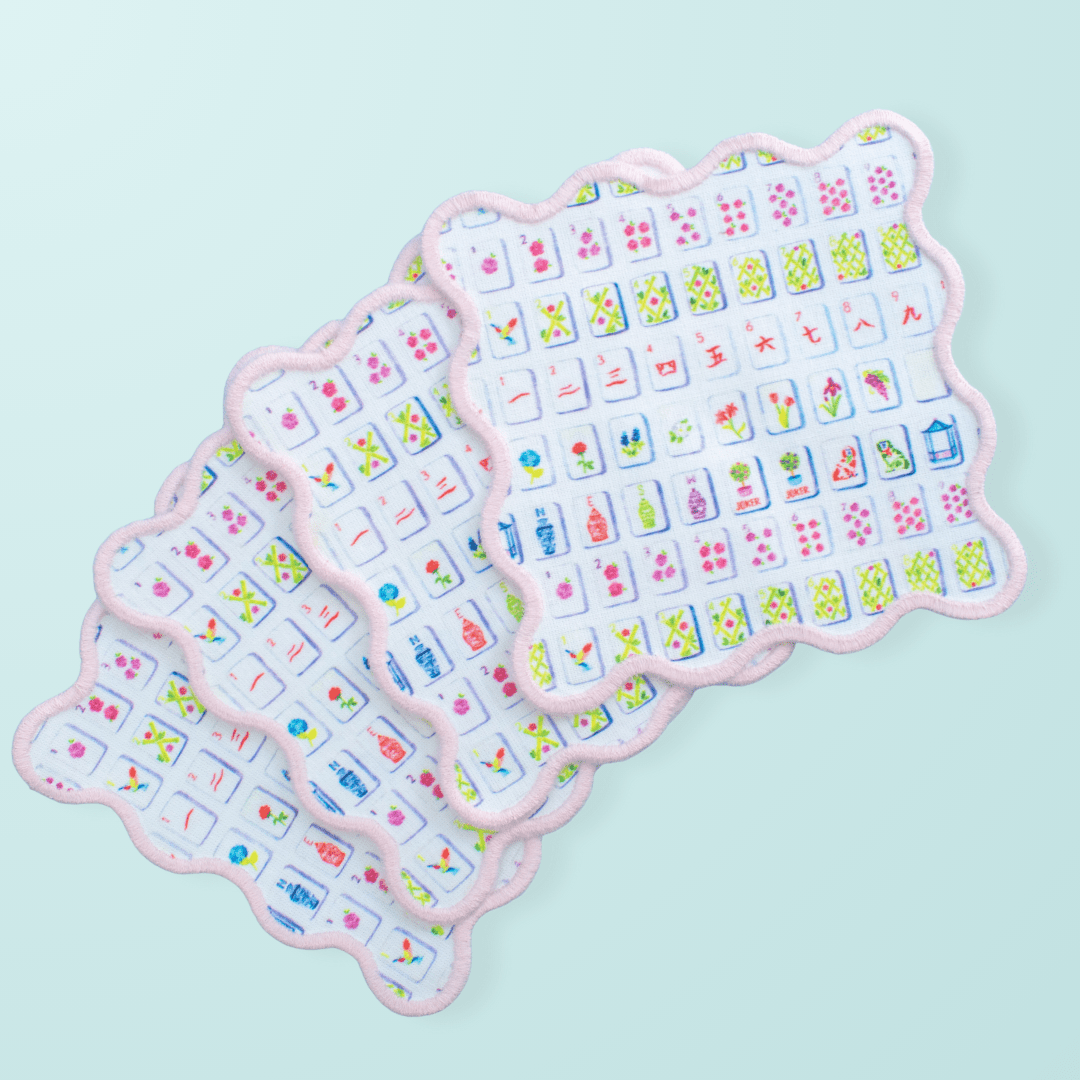 Mahjong Cocktail Napkins - Shop LINNY CO