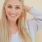 Margo Scallop Hoop Earrings - Mauve - Shop LINNY CO