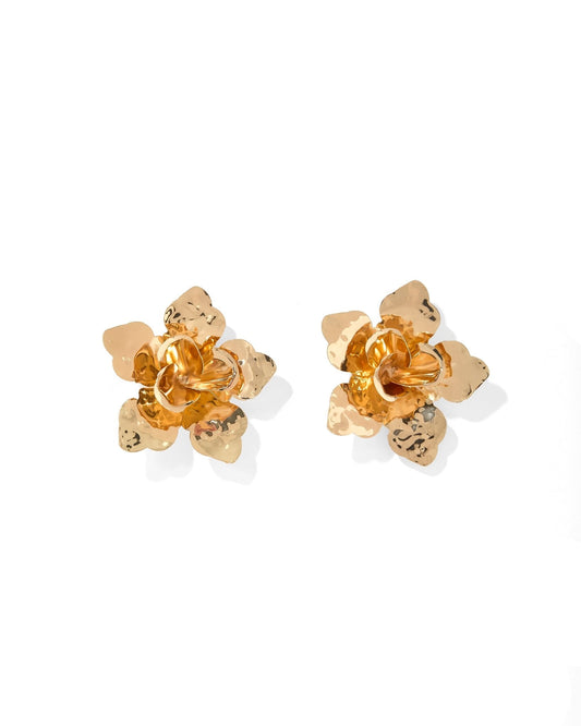 Maxine Statement Earrings - Gold - Shop LINNY CO