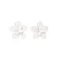 Maxine Statement Earrings - White - Shop LINNY CO