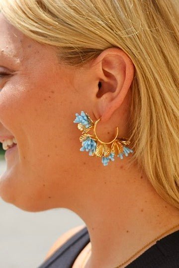 Melinda Hoop - Blue - Shop LINNY CO