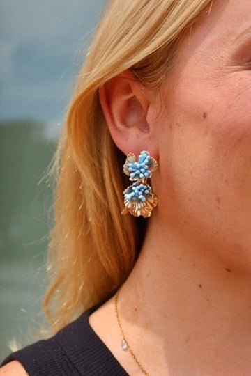 Melinda Hoop - Blue - Shop LINNY CO