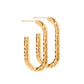 Melinda Hoop Earrings - Gold - Shop LINNY CO