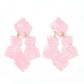 Michelle Statement Earrings - Disco Pink - Shop LINNY CO
