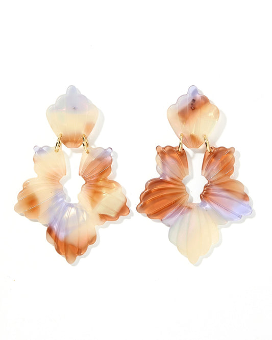 Michelle Statement Earrings - Lavender Honey - Shop LINNY CO
