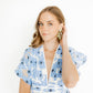 Michelle Statement Earrings - Neon Yellow Clouds - Shop LINNY CO