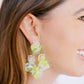 Michelle Statement Earrings - Neon Yellow Clouds - Shop LINNY CO