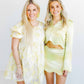 Michelle Statement Earrings - Neon Yellow Clouds - Shop LINNY CO