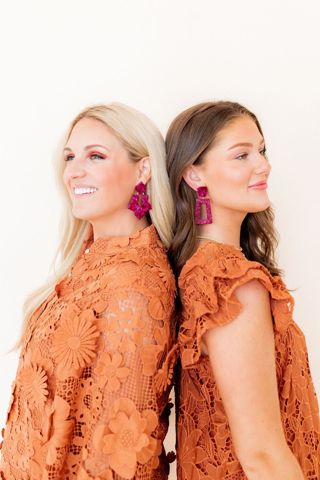 Michelle Statement Earrings - Pinot Noir - Shop LINNY CO