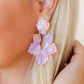 Michelle Statement Earrings - Rosy Glow - Shop LINNY CO