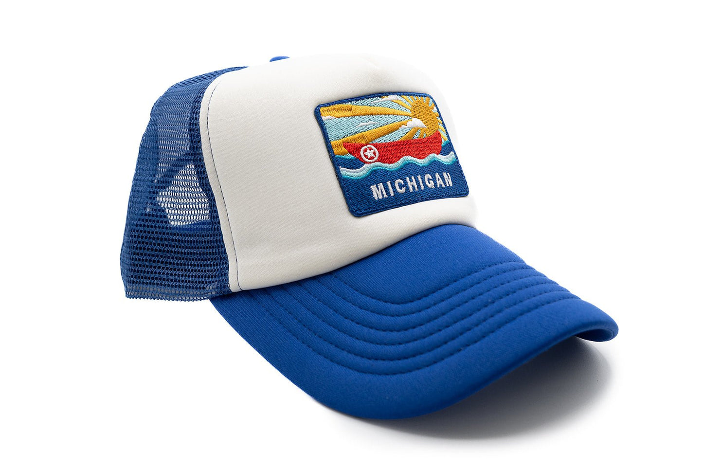 Michigan Postcard Trucker Hat - Shop LINNY CO