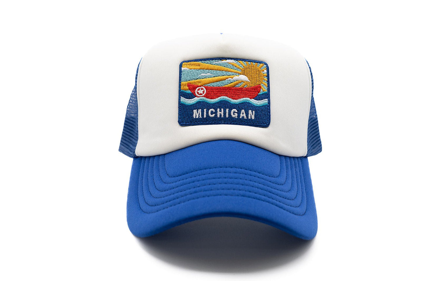 Michigan Postcard Trucker Hat - Shop LINNY CO
