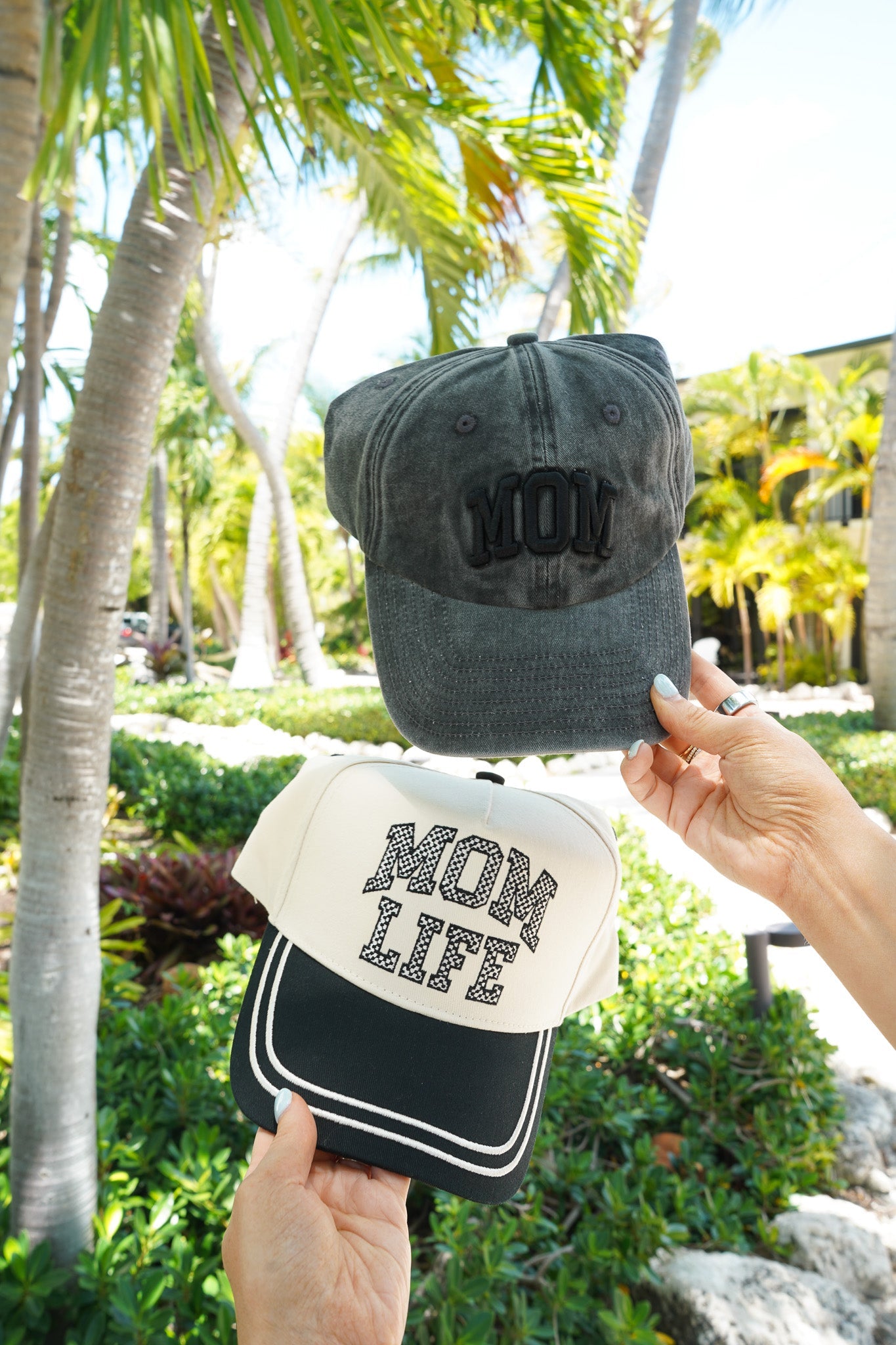 Mom Life - Black Vintage Trucker Hat - Shop LINNY CO
