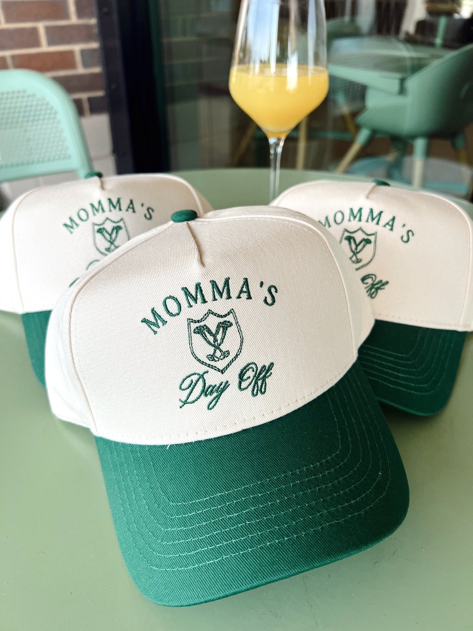 Momma's Day Off - Green Vintage Trucker Hat - Shop LINNY CO