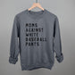 Moms Against White Baseball Pants - Shop LINNY CO