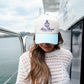 Motor Boatin' Yacht Club - Baby Blue Vintage Trucker Hat - Shop LINNY CO