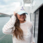 Motor Boatin' Yacht Club - Baby Blue Vintage Trucker Hat - Shop LINNY CO