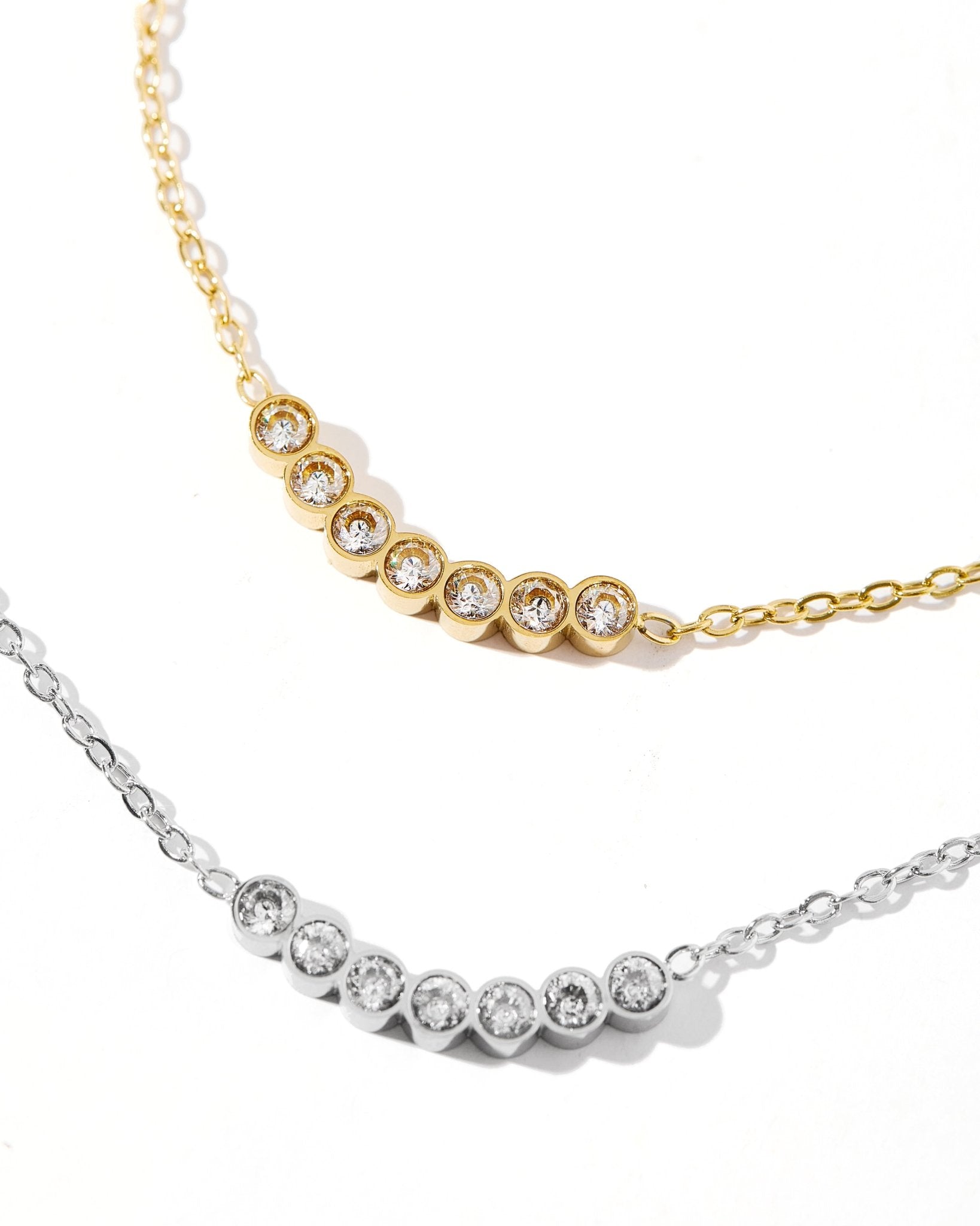 Necklace - Abigail Silver - Shop LINNY CO