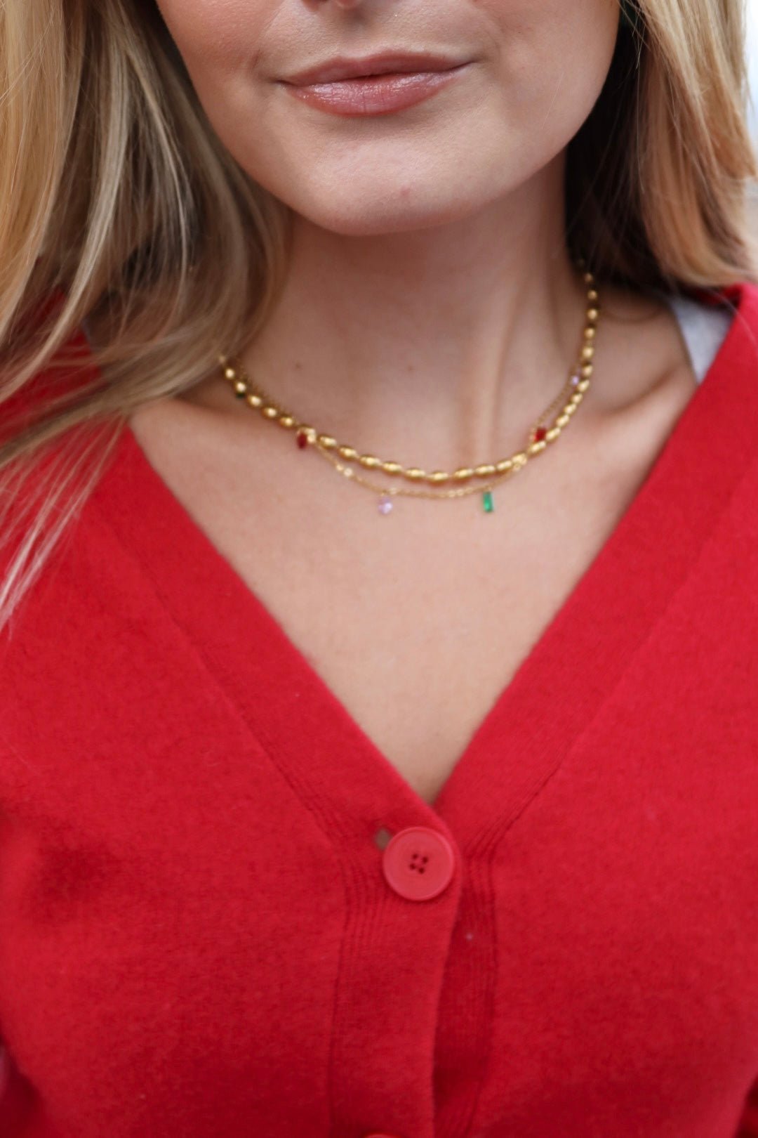 Necklace - Allegra Holiday - Shop LINNY CO