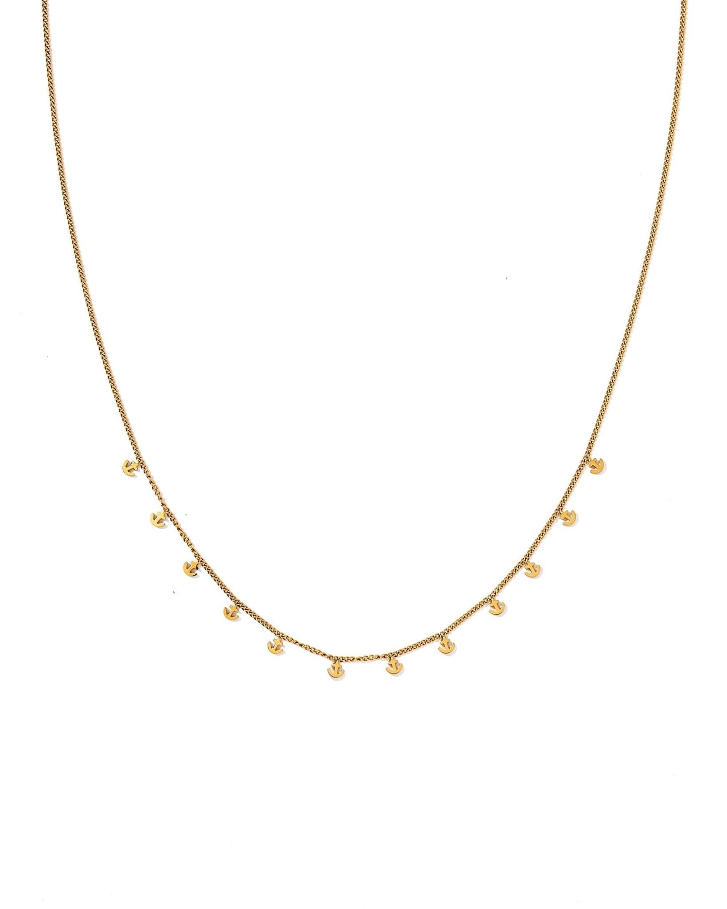 Necklace - Anchor Charm - Shop LINNY CO