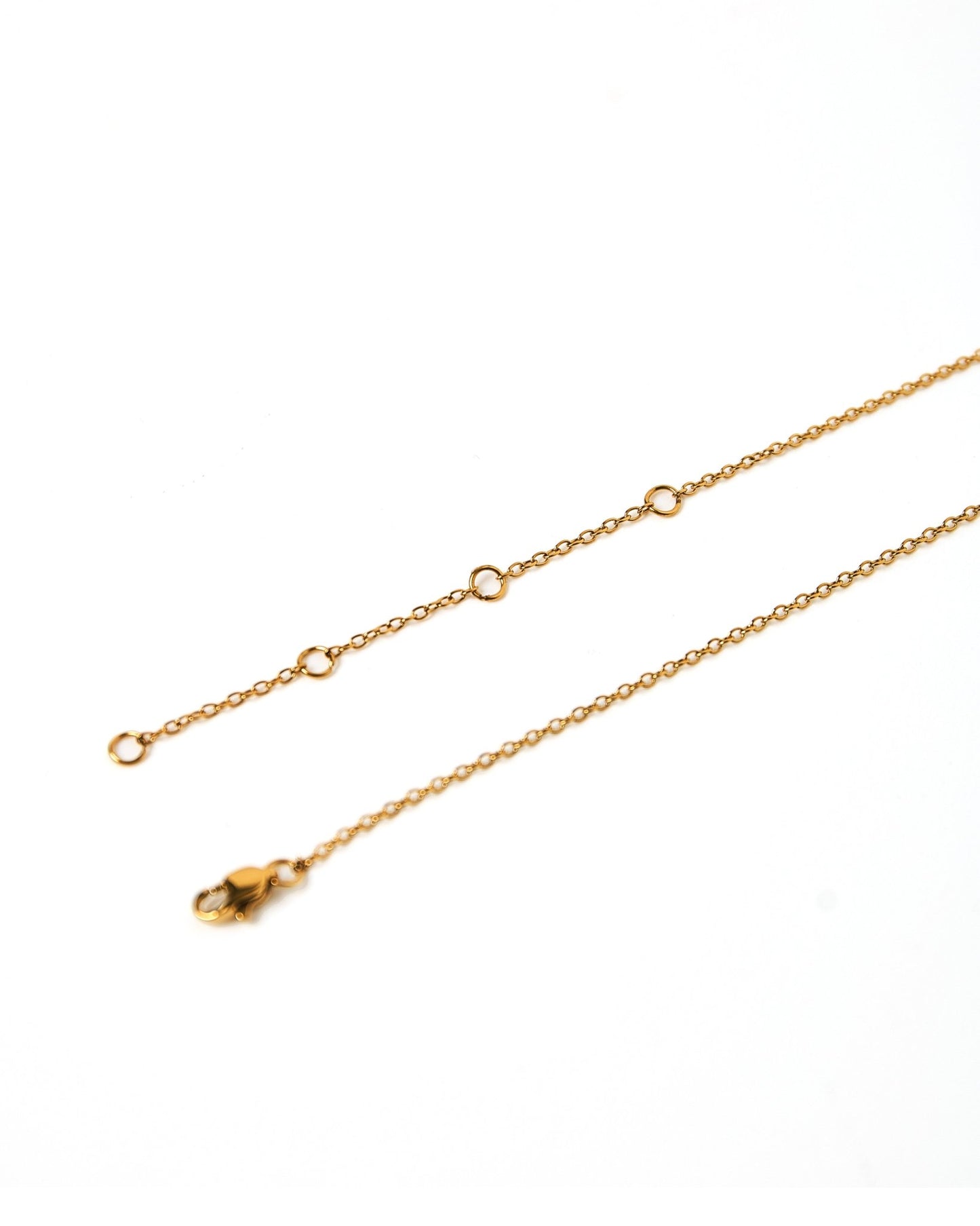 Necklace - April Floating Opal White - Shop LINNY CO