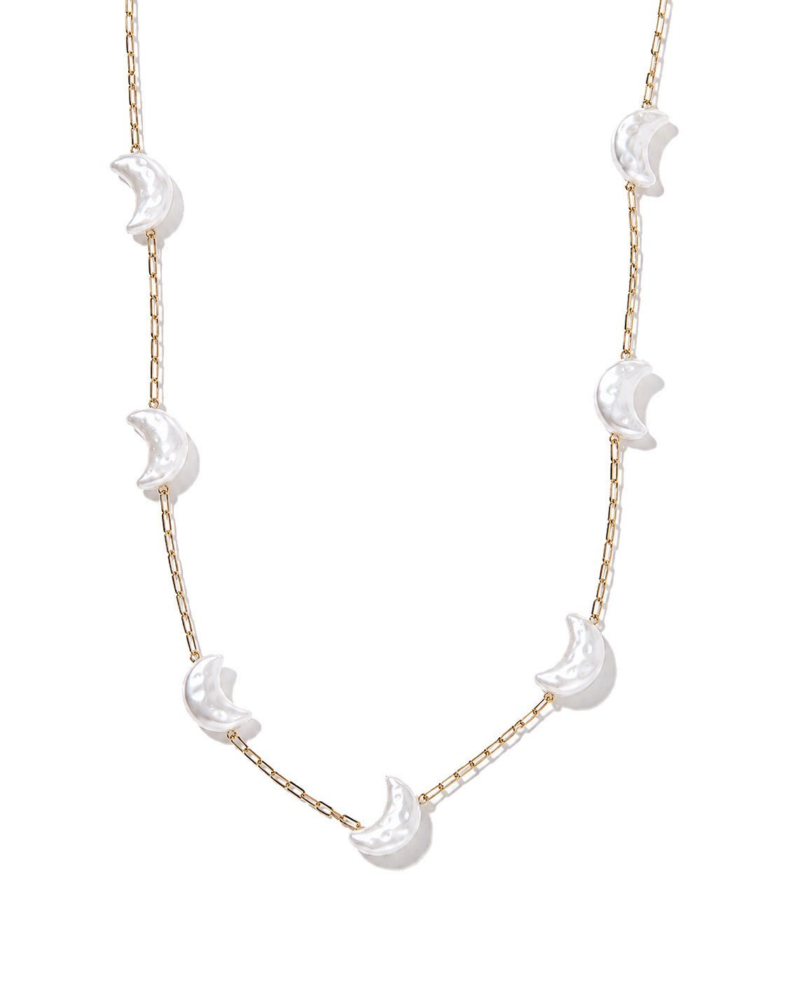 Necklace - Birdie Moon Pearl - Shop LINNY CO