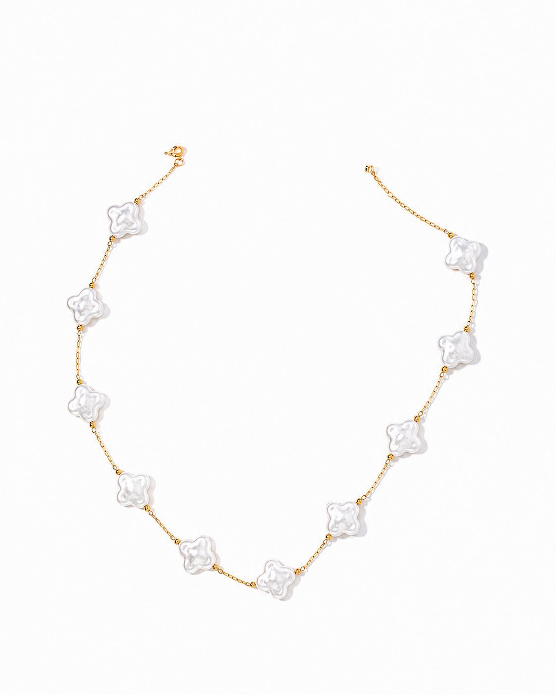 Necklace - Corrie Clover Pearl - Shop LINNY CO