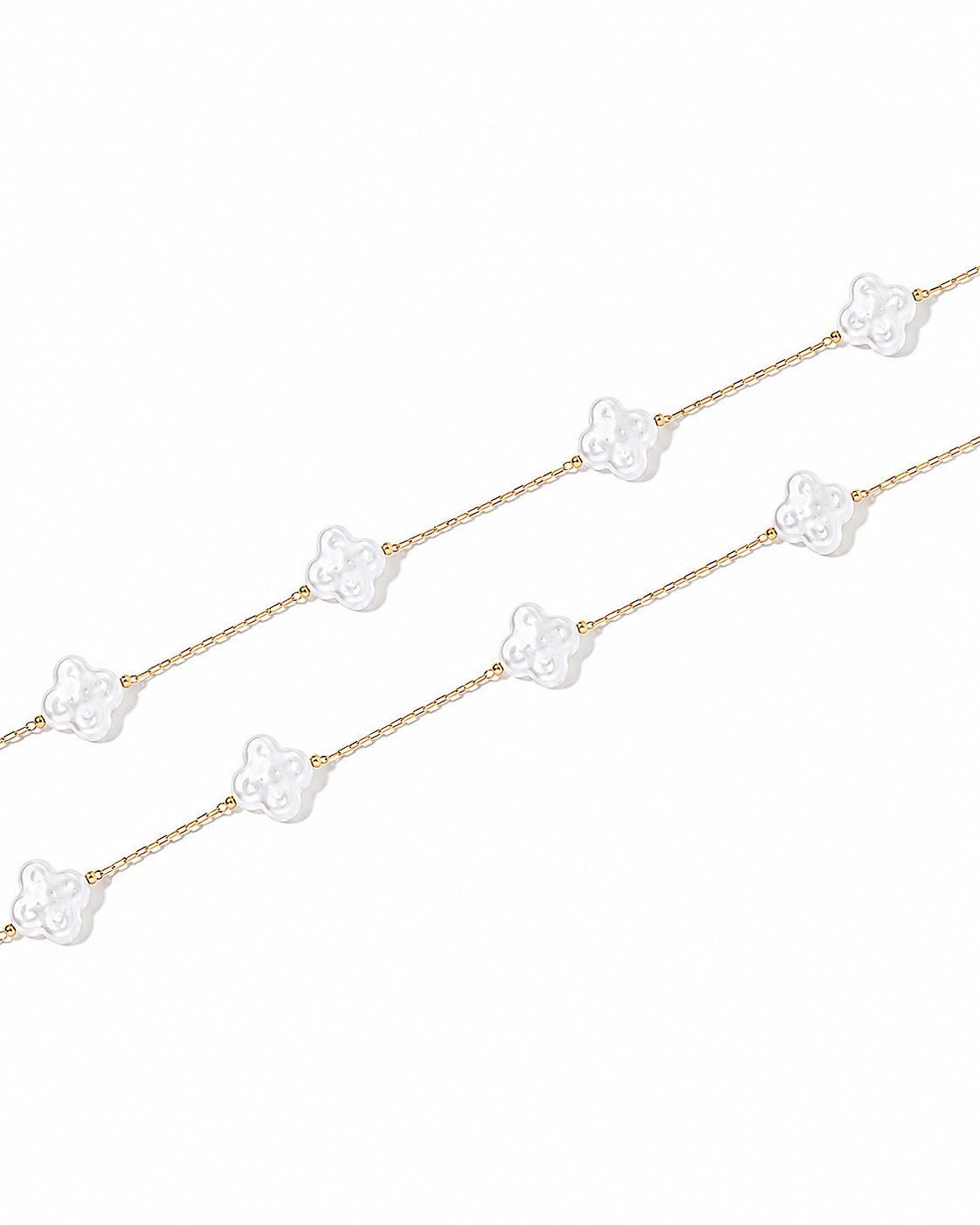 Necklace - Corrie Clover Pearl - Shop LINNY CO