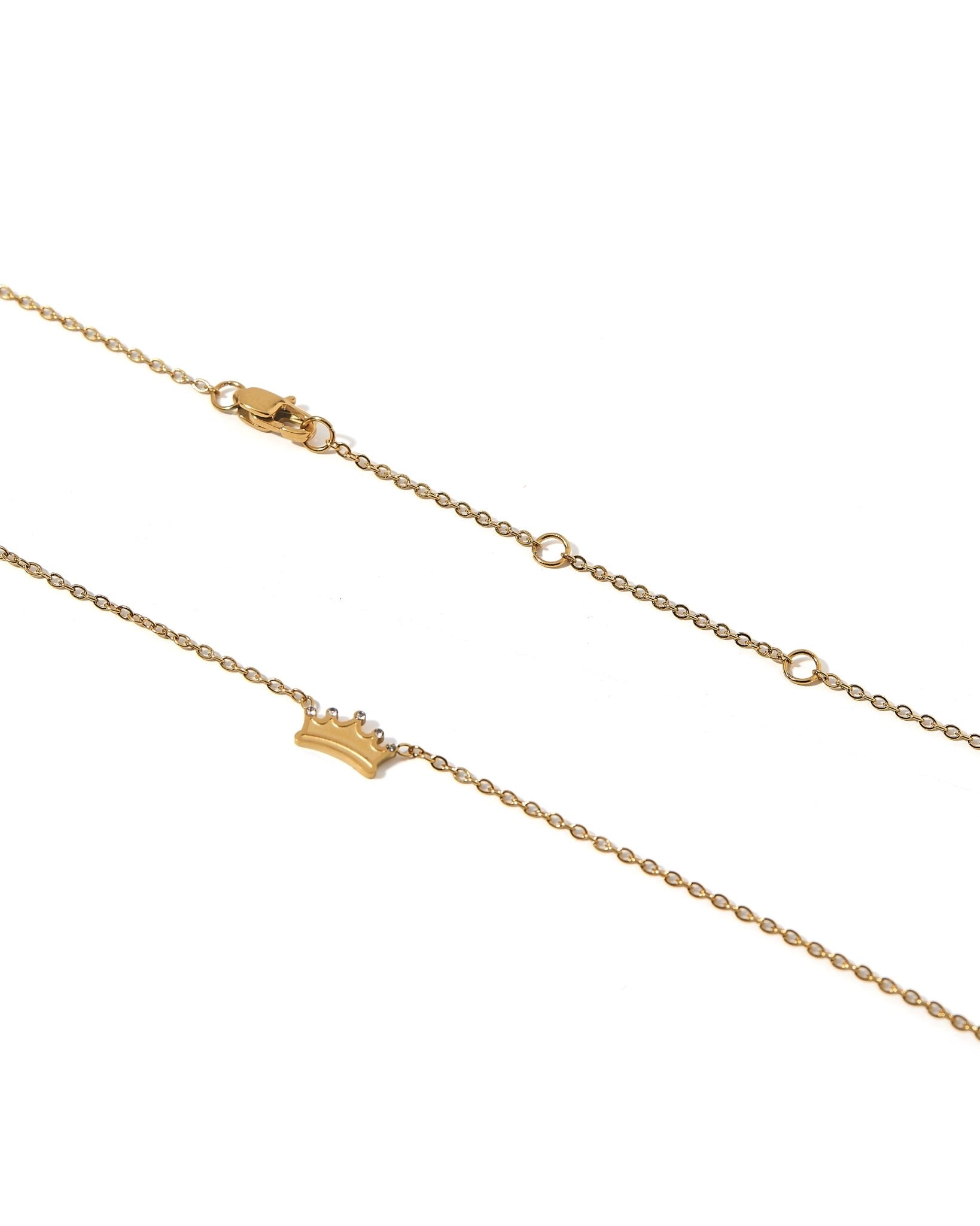 Necklace - Crown Gold - Shop LINNY CO
